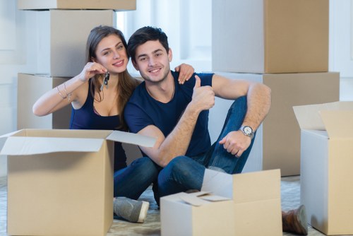 Removal team planning a move in Putney