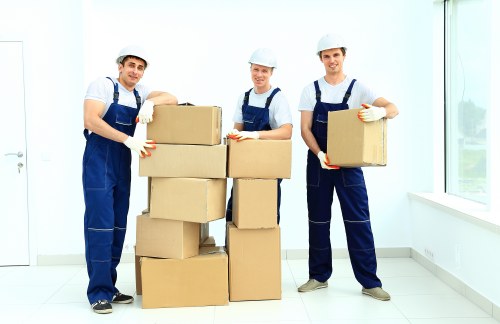 Space-saving office storage setup in Putney