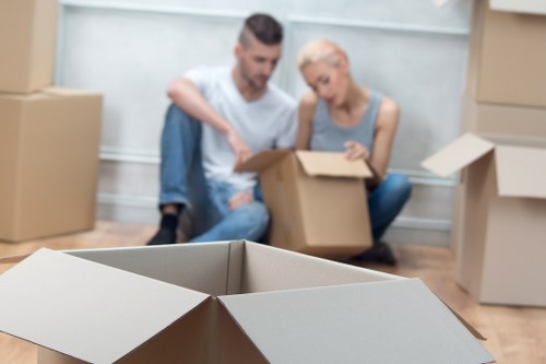 Organized storage space for household and business items in Putney