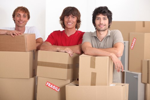 Packing and moving boxes for a Putney home relocation