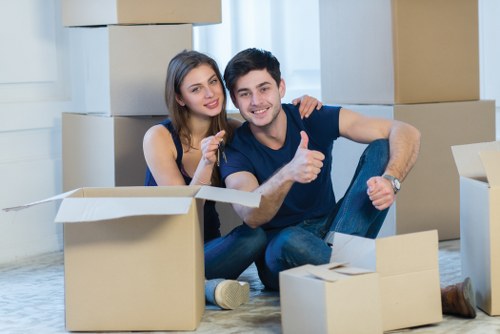 Local Putney business storage area supporting office and retail operations