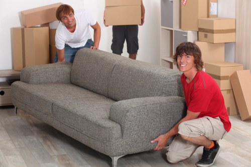 Removal team planning a house move in Putney neighbourhood