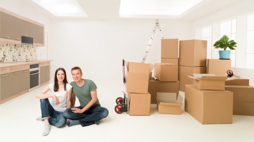 Van loaded for a compact relocation in Putney